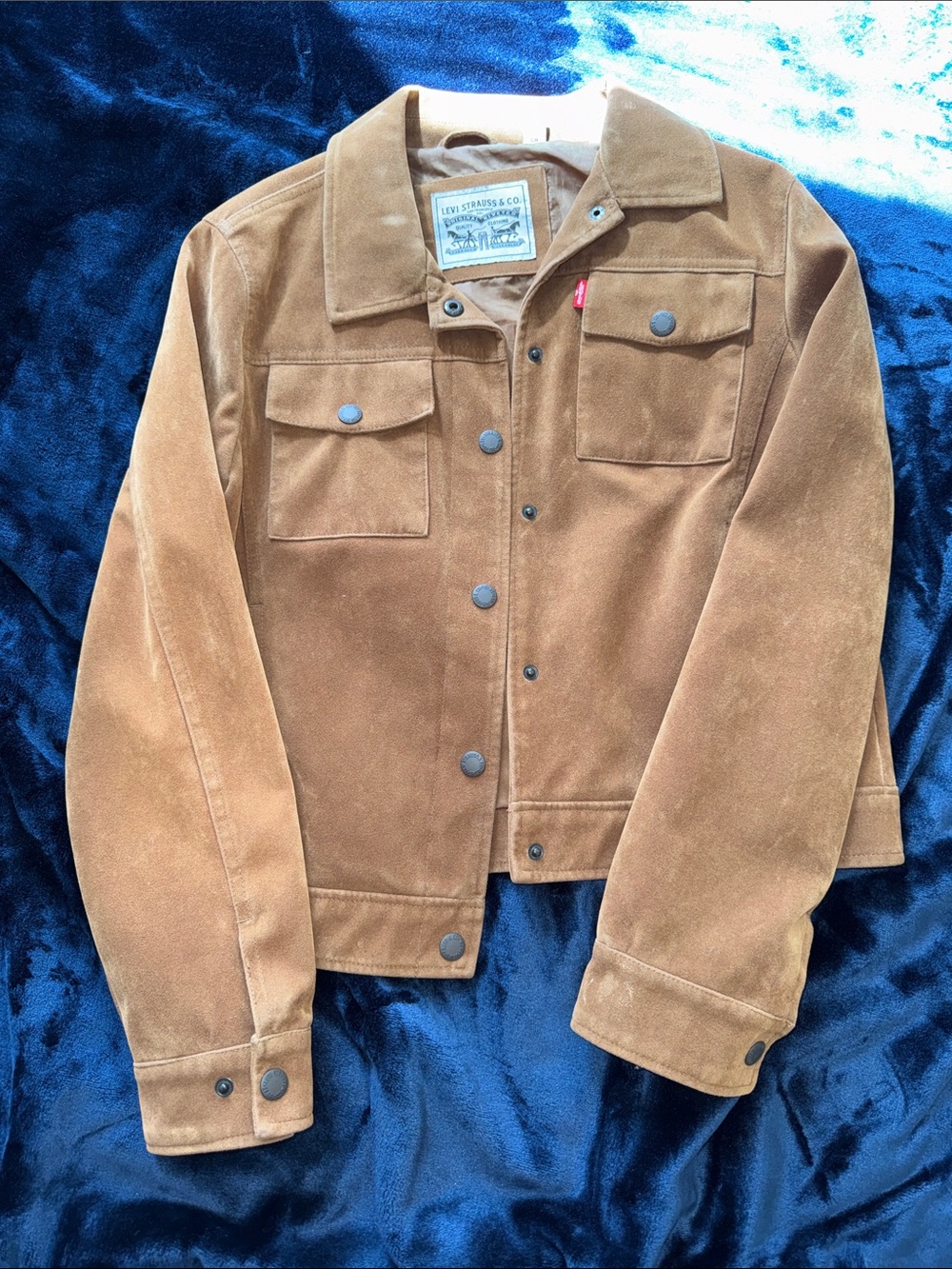 Levi's Brown Suede Trucker Jacket